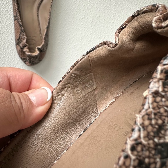 Tory Burch Snakeskin Reva Ballet Flats size 7 - Picture 8 of 13